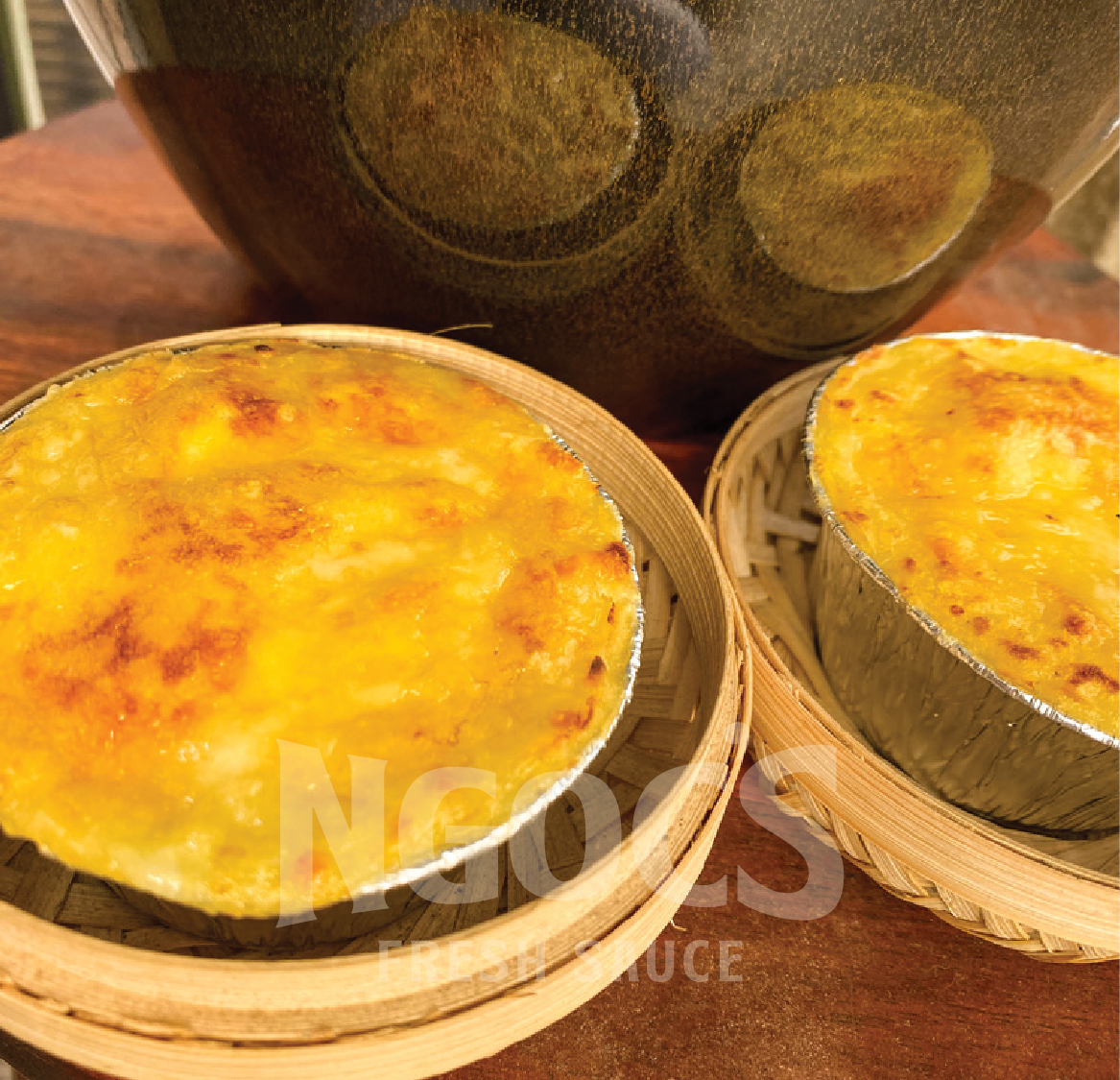 Khoai tây nghiên phủ phô mai nướng